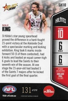 2022 Select AFL Hilites #SH10 Max King Back